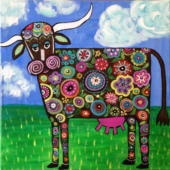 She's Outstanding In Her Field